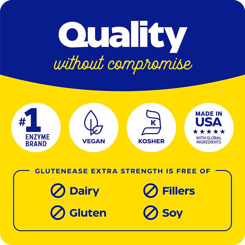 GlutenEase Extra Strength, 30 Capsules, by Enzymedica, image #7