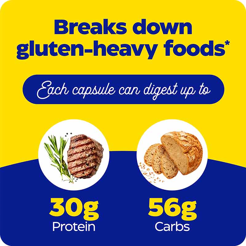 GlutenEase Extra Strength, 60 Capsules, by Enzymedica, image #4