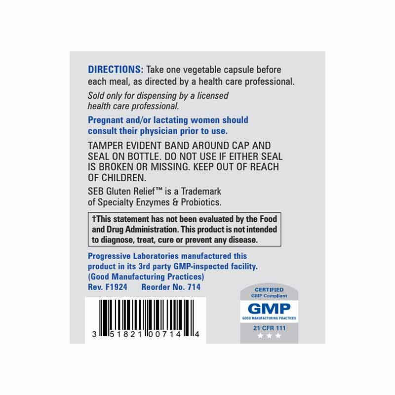 Glutezyme Support for Gluten & Casein Digestion, by Progressive Labs, image #3
