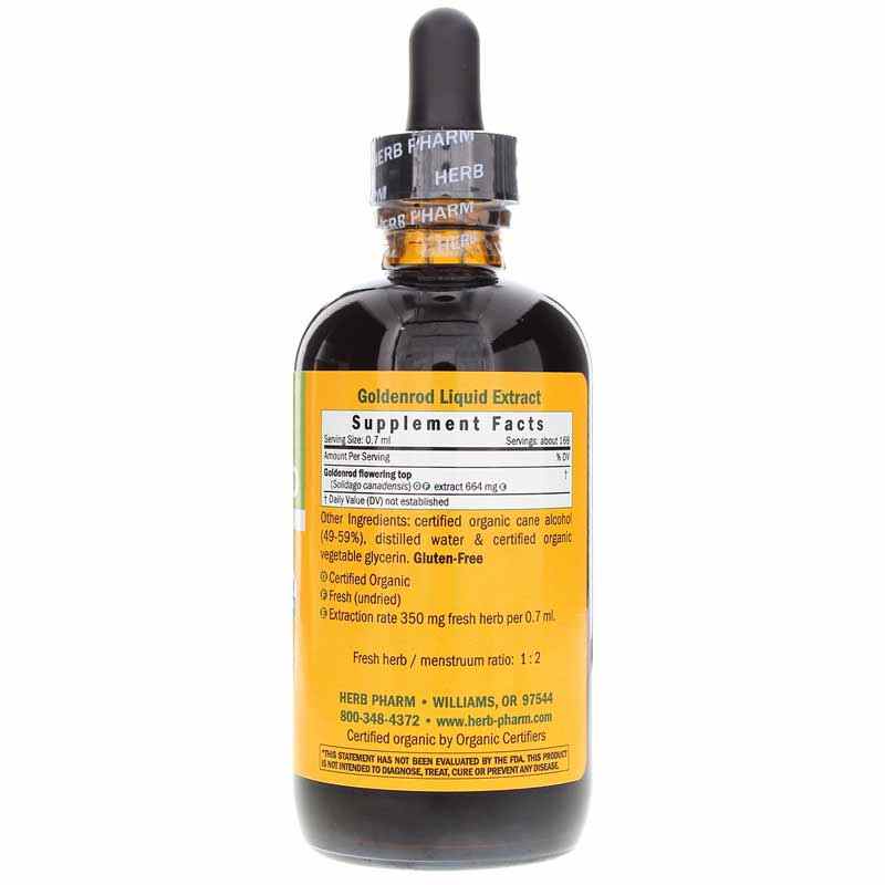 Goldenrod Extract, 4 Oz, by Herb Pharm, image #2