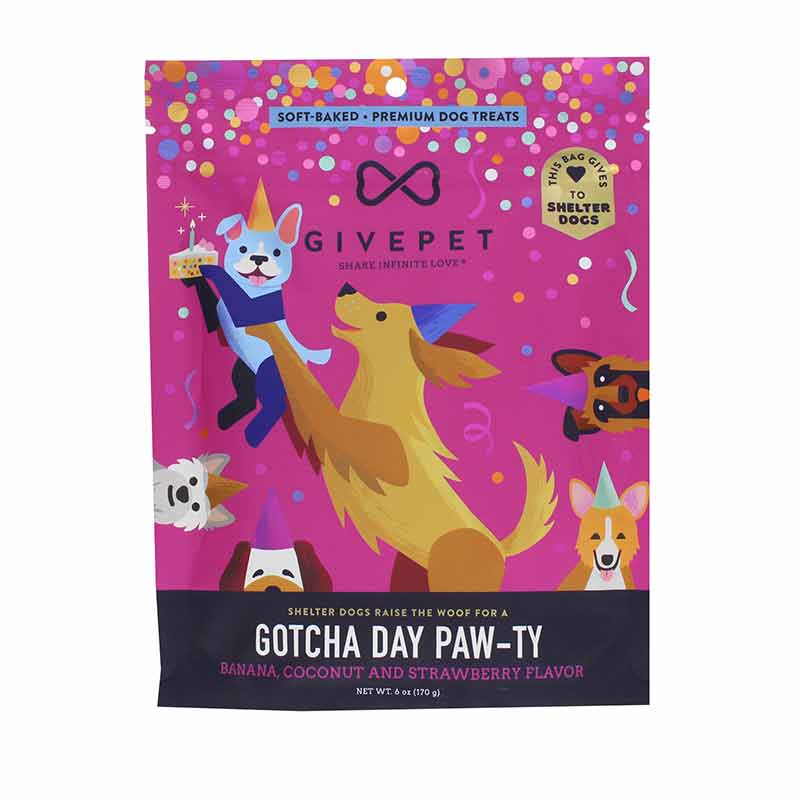 Gotcha Day Paw-ty Soft-Baked Dog Treats, by Give Pet