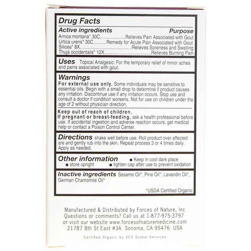 Gout Pain Relief Roll On, by Forces Of Nature, image #3