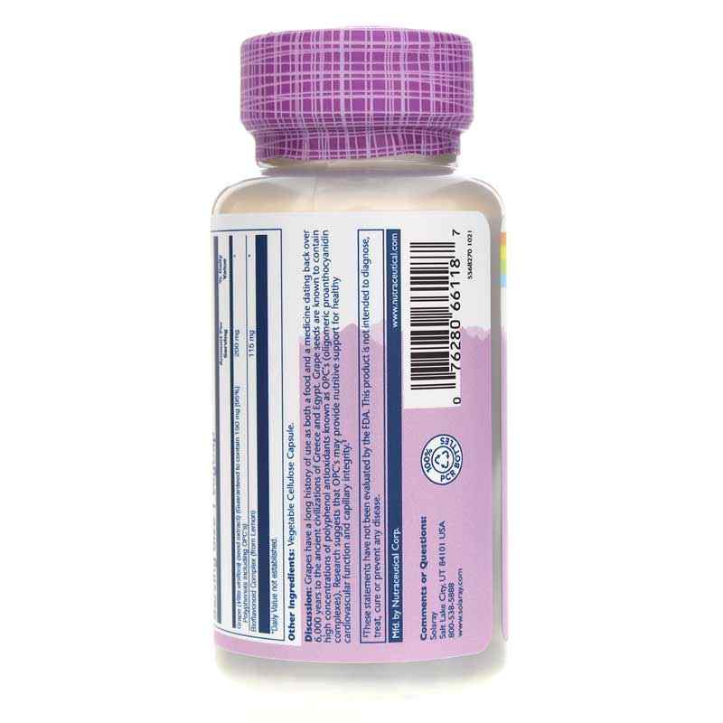 Grape Seed Extract 200 Mg, by Solaray, image #4