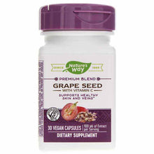 Grape Seed with Vitamin C, 30 Vegan Capsules, by Natures Way