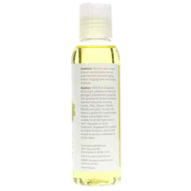Grapeseed Oil, 4 Oz, by NOW Foods, image #2