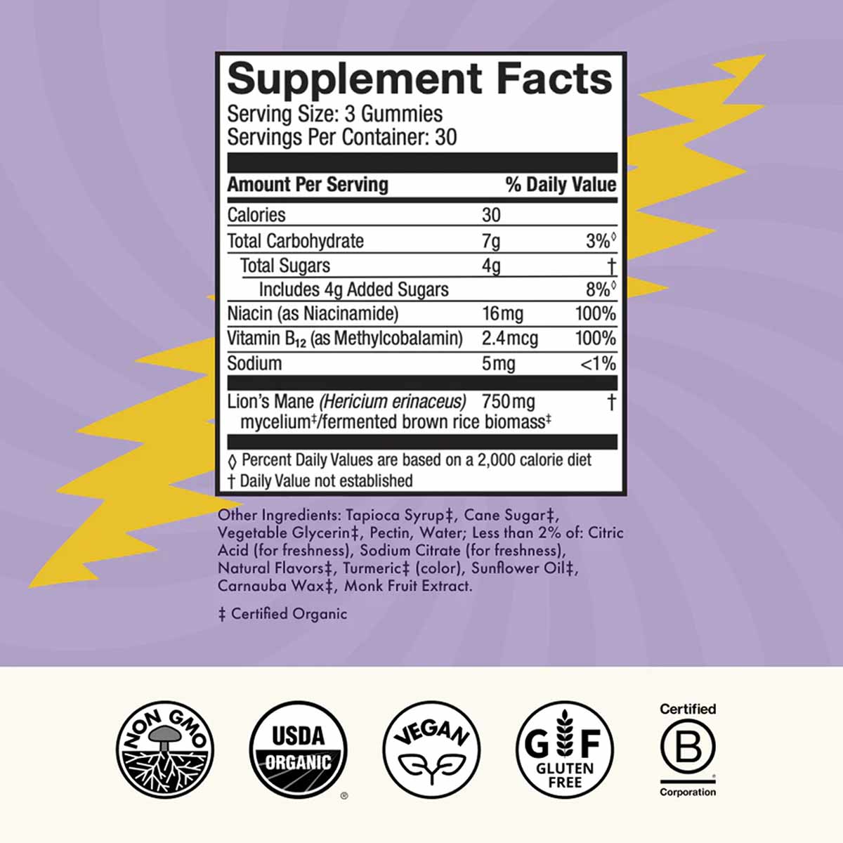 Grateful Dead Gummies Cosmic Focus, by Host Defense