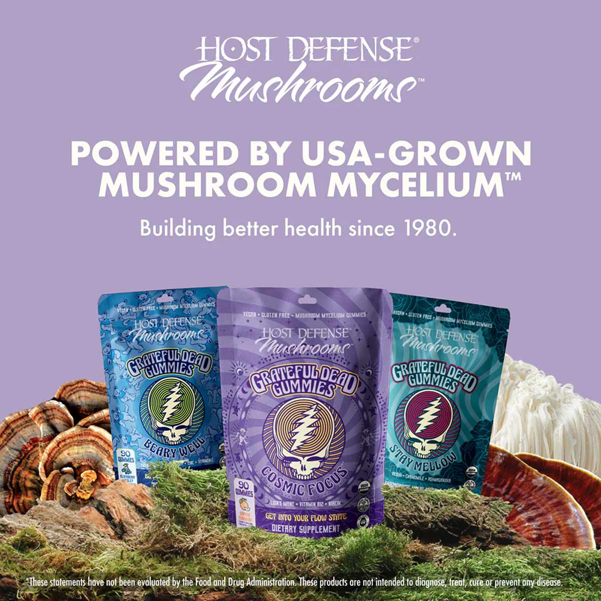 Grateful Dead Gummies Cosmic Focus, by Host Defense