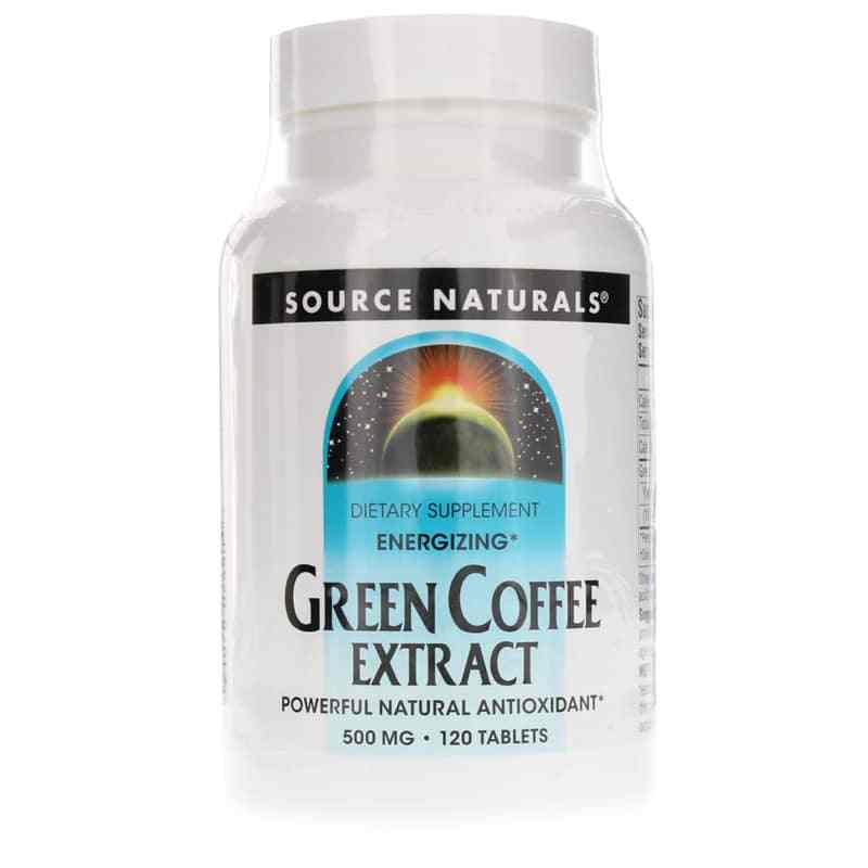 Green Coffee Extract 500 Mg, 120 Tablets, by Source Naturals