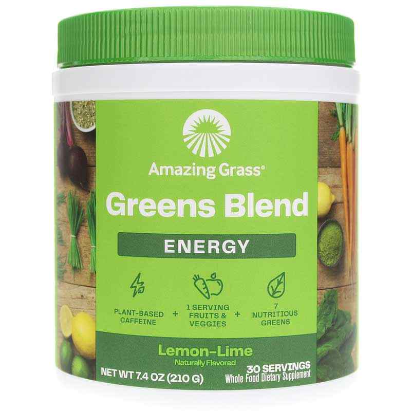 Green Superfood Energy, Lemon Lime, by Amazing Grass