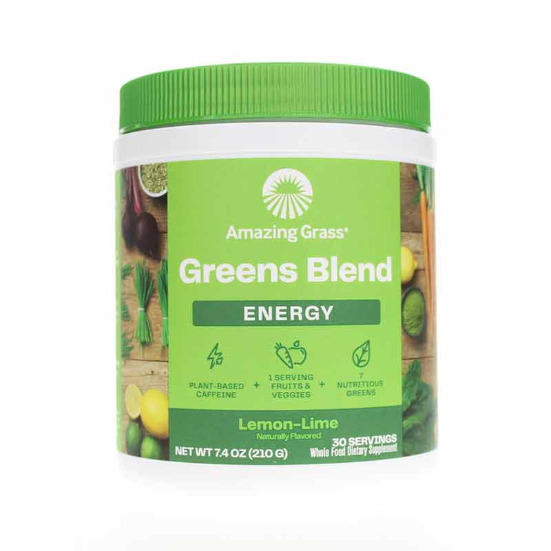 Green Superfood Energy, Lemon Lime, 30 Servings, by Amazing Grass