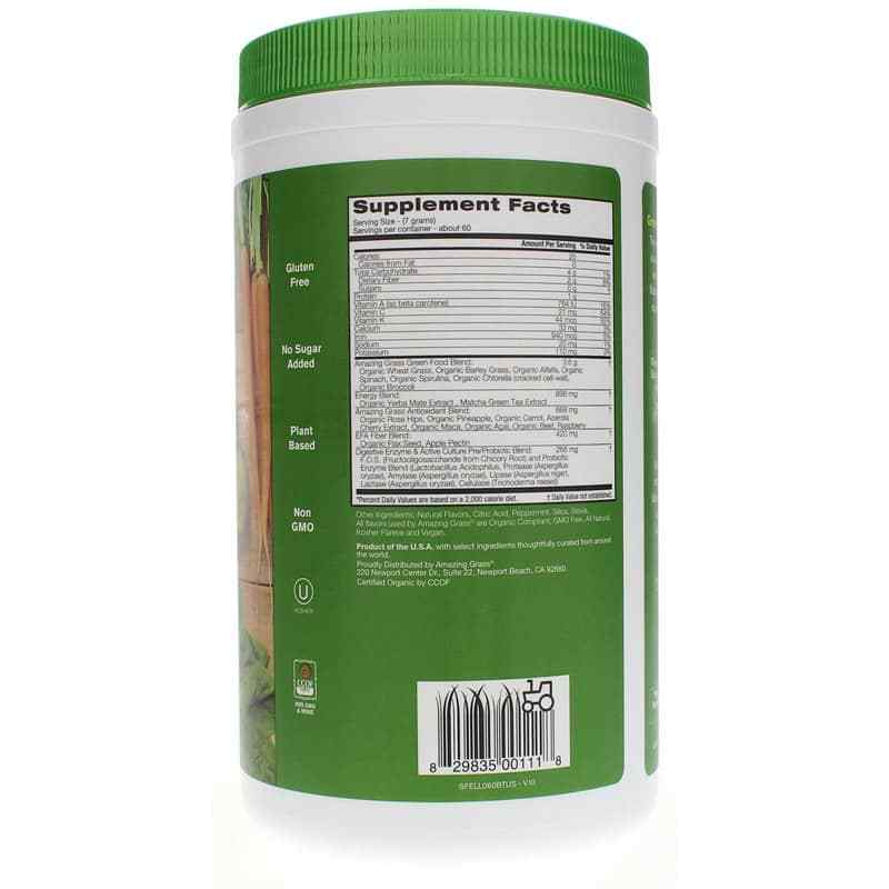 Green Superfood Energy, Lemon Lime, 60 Servings, by Amazing Grass, image #2