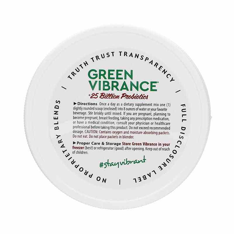 Green Vibrance Plant-Based Superfood Powder, Chocolate Coconut, 12.7 Oz, by Vibrant Health, image #4