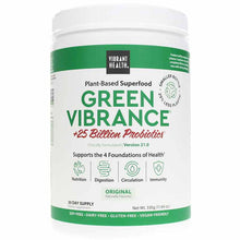 Green Vibrance Plant-Based Superfood Powder, Original, 11.92 Oz, by Vibrant Health