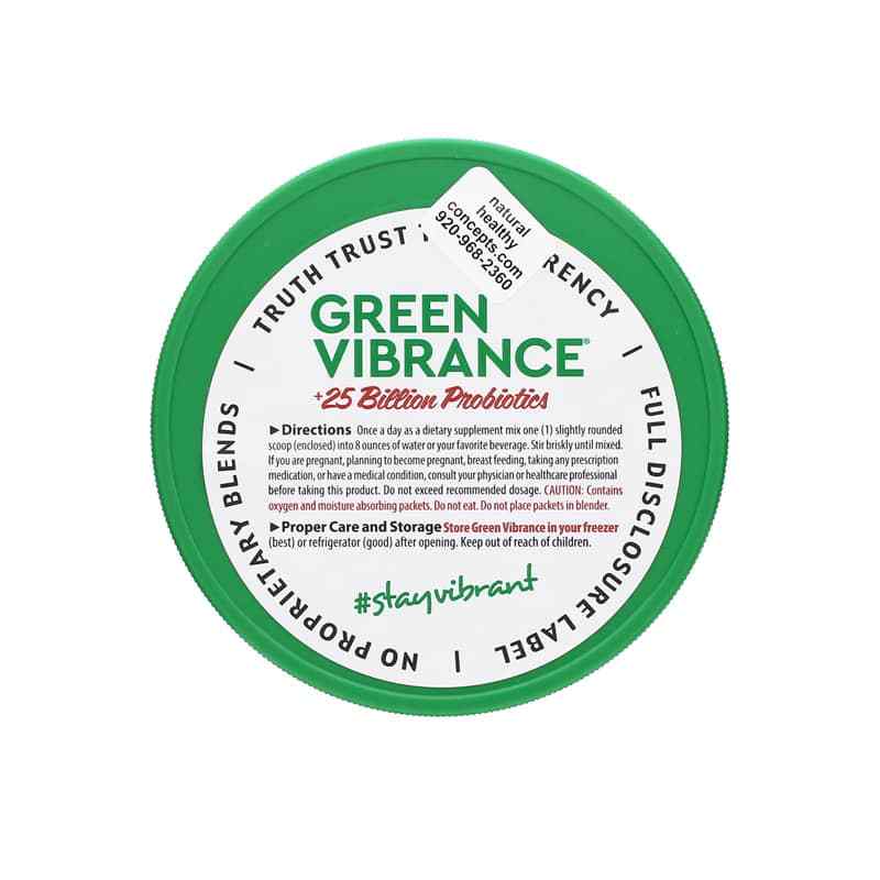 Green Vibrance Plant-Based Superfood Powder, Original, 23.83 Oz, by Vibrant Health, image #4