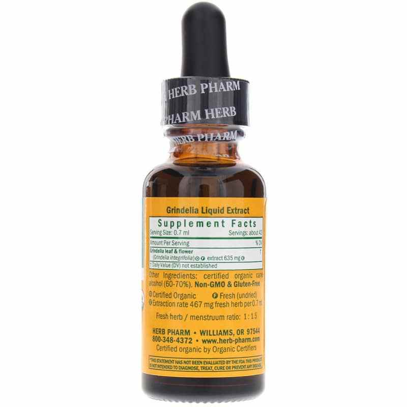 Grindelia Extract, 1 Oz, by Herb Pharm, image #2
