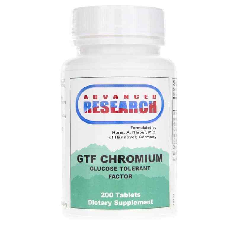 GTF Chromium 200 Mcg, by Advanced Research