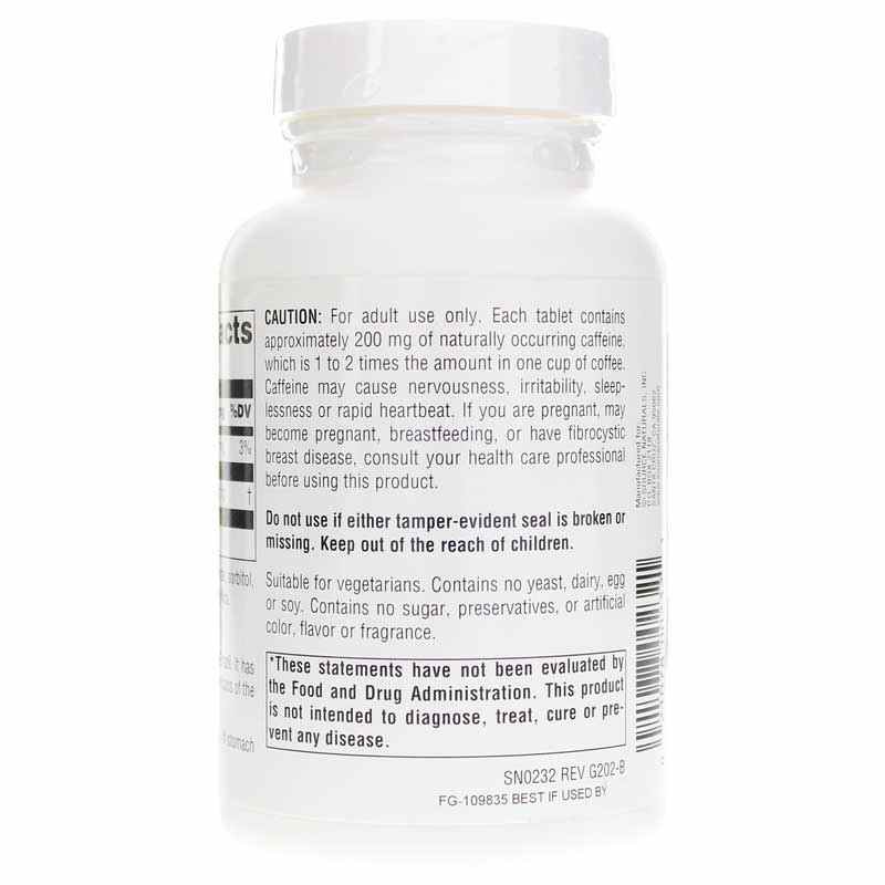 Guarana Energizer 900 Mg, 100 Tablets, by Source Naturals, image #3