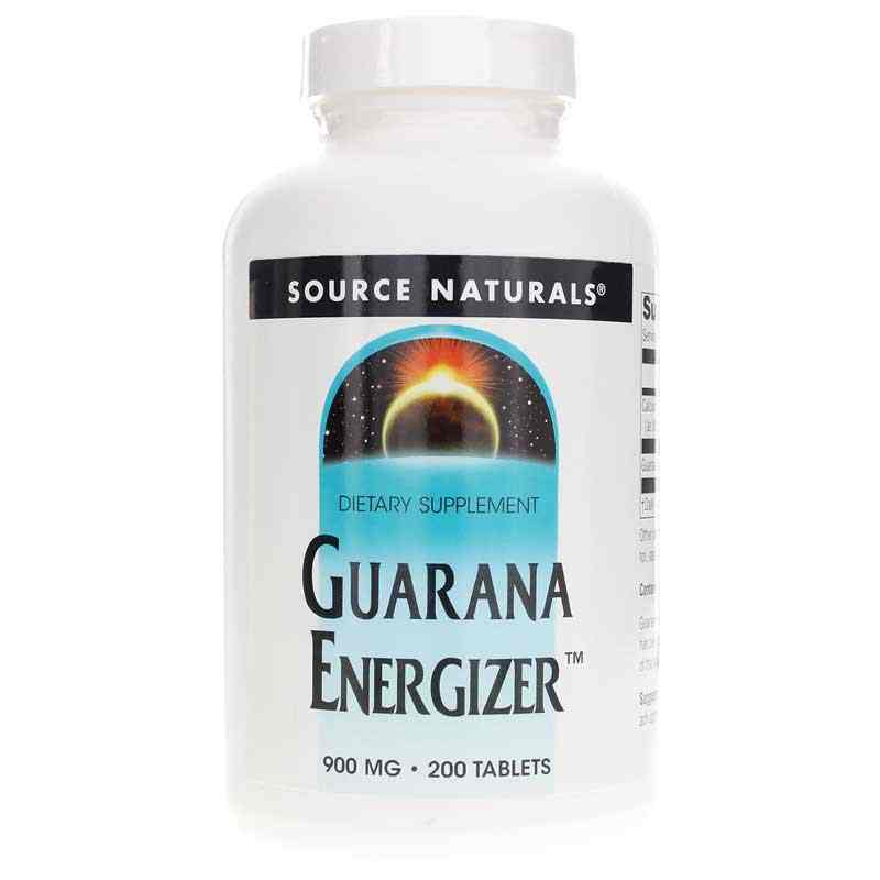 Guarana Energizer 900 Mg, by Source Naturals