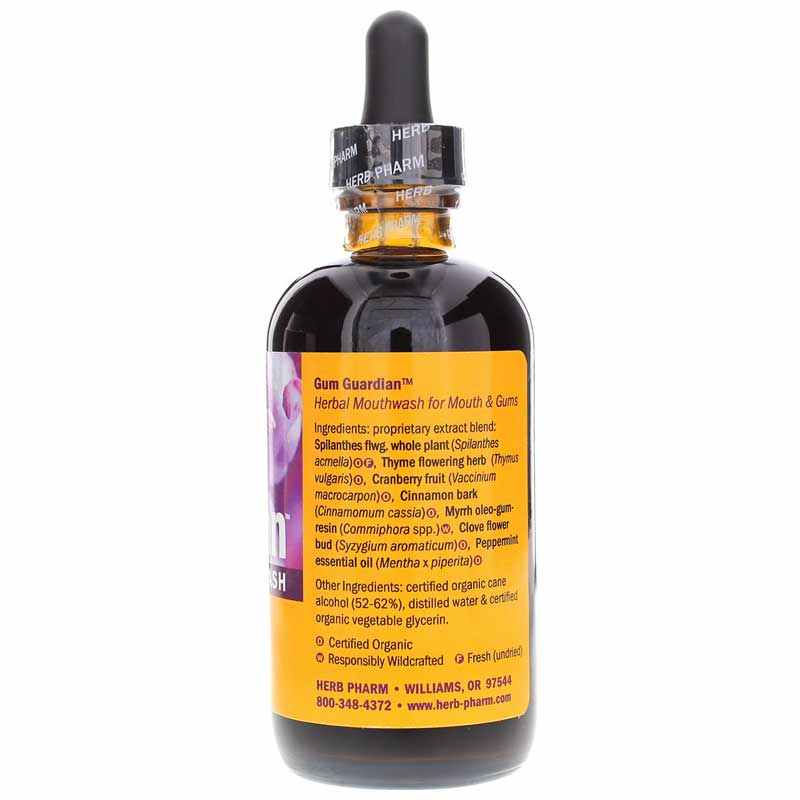 Gum Guardian Herbal Mouthwash, 4 Oz, by Herb Pharm, image #2
