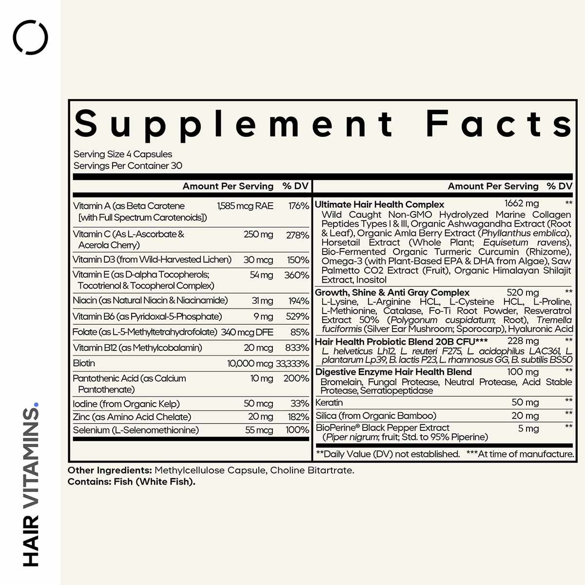 Hair Vitamins, by Codeage