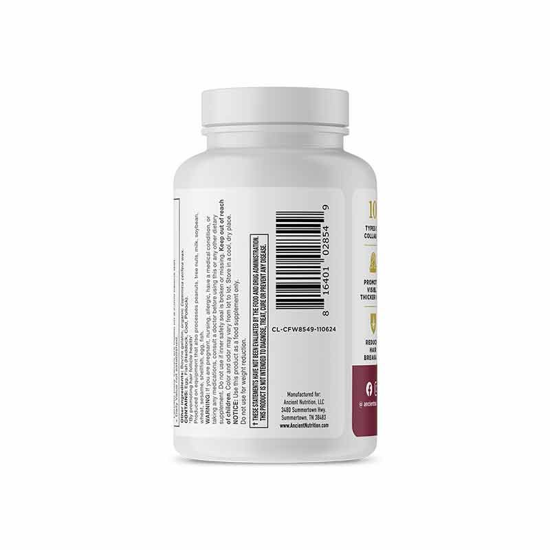 Hair Growth + Collagen, 60 Capsules, by Ancient Nutrition, image #2