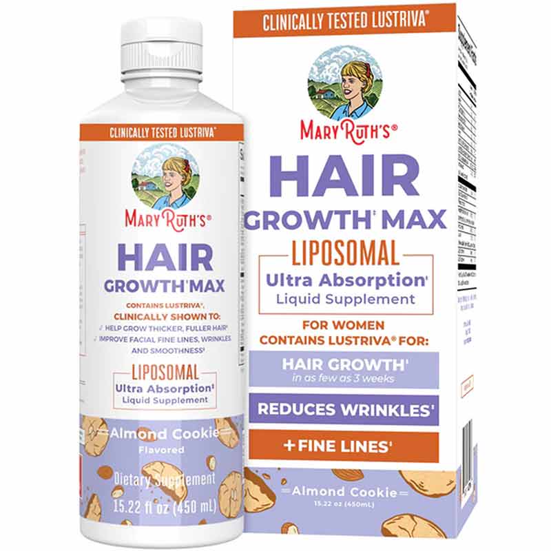 Hair Growth Max Liposomal, 15.2 Oz, by MaryRuth's Organics