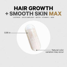 Hair Growth + Smooth Skin MAX - 30 Caps, 30 Capsules, by Codeage, image #5