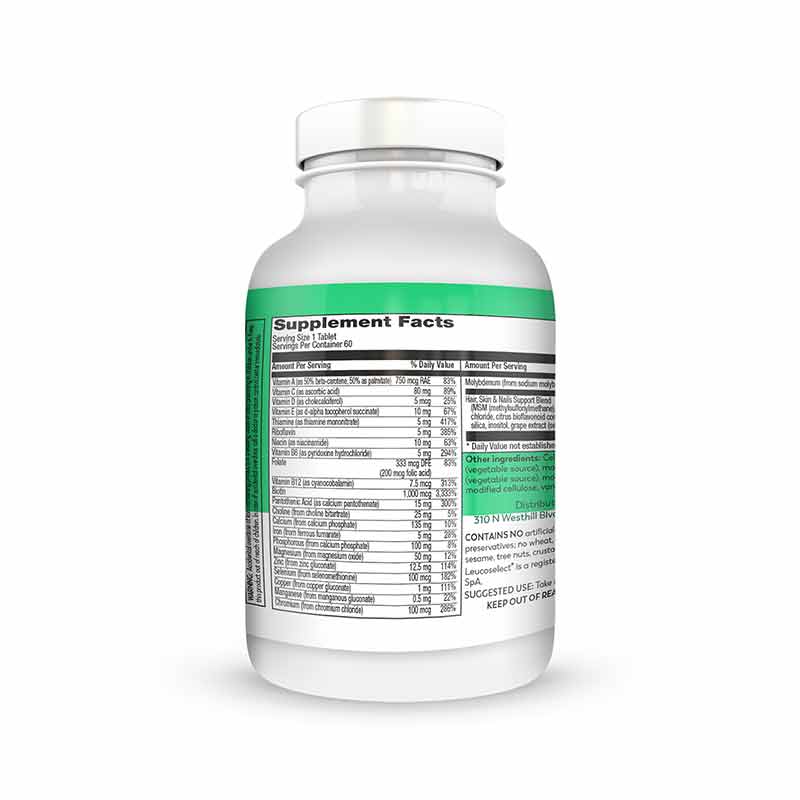 Hair, Nails, & Skin, 60 Tablets, by Natural Healthy Concepts, image #2