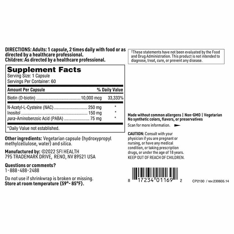 Hair and Nails Formula, by SFI Health, image #2