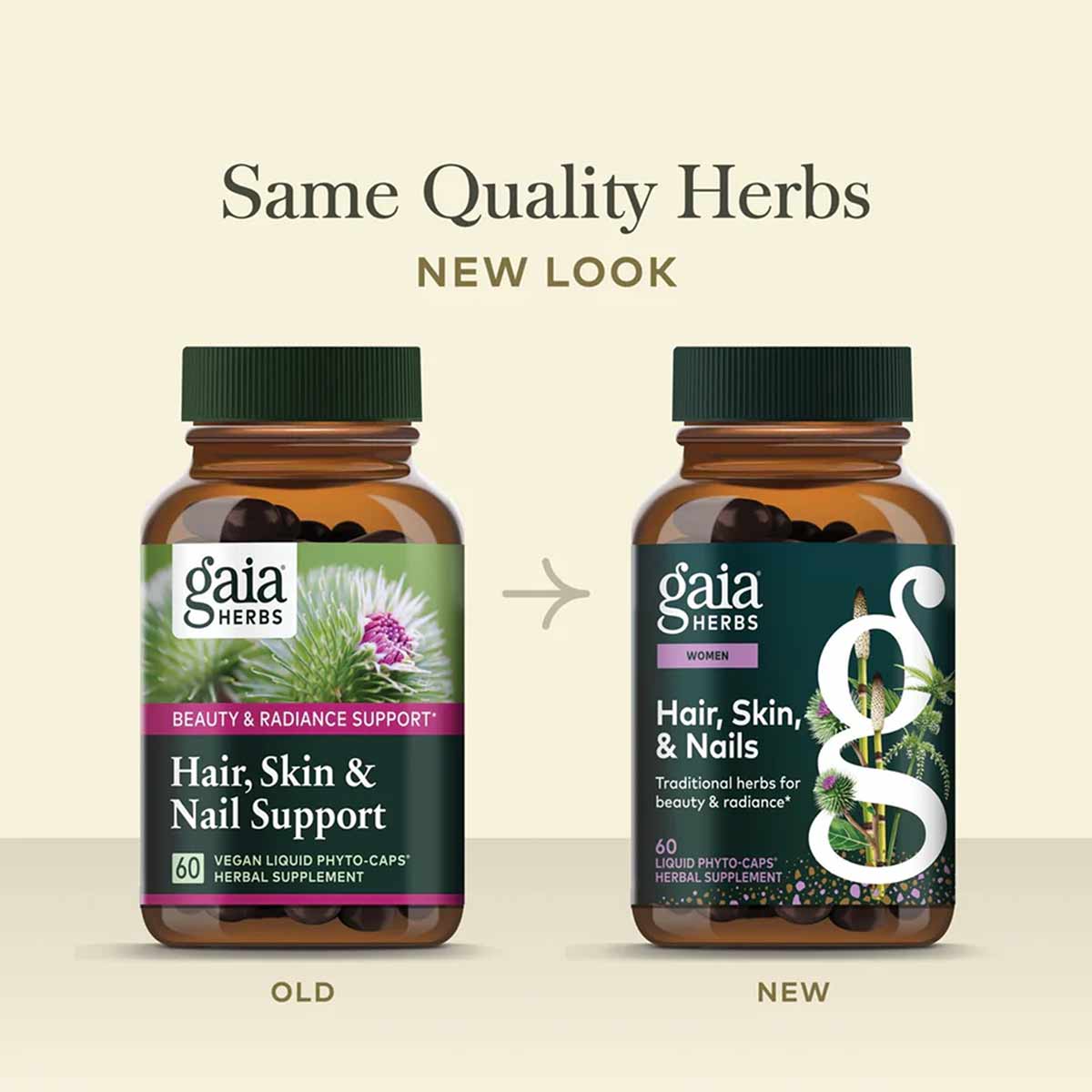 Hair Skin & Nail Support, by Gaia Herbs