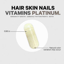 Hair Skin Nails Vitamins Platinum - 60 Caps, 60 Capsules, by Codeage, image #3