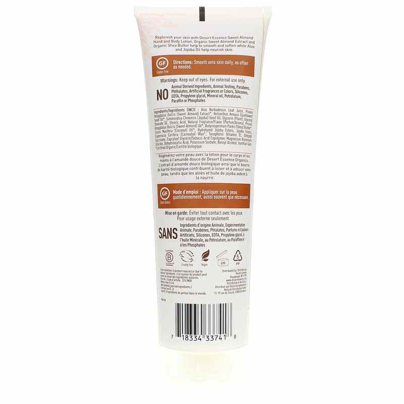 Hand & Body Lotion, Almond, by Desert Essence, image #2