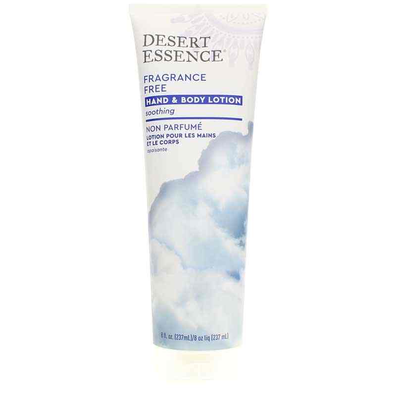 Hand & Body Lotion, Fragrance Free, by Desert Essence