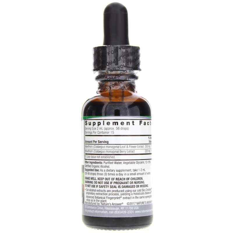 Hawthorn Extract, 1 Oz, by Natures Answer, image #2