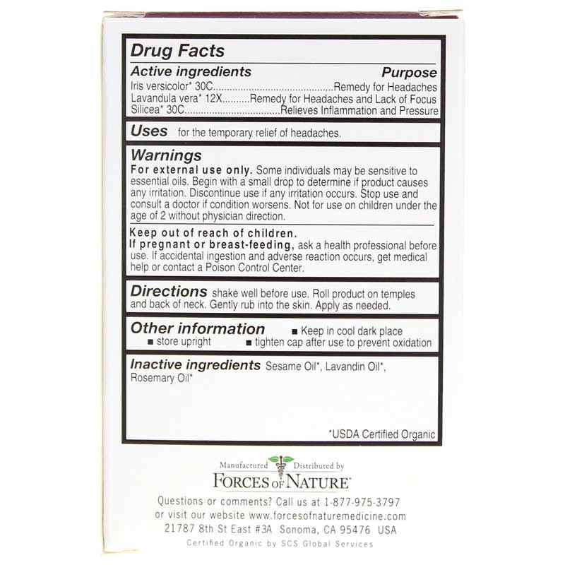 Headache Pain Relief Roll On, by Forces Of Nature, image #3