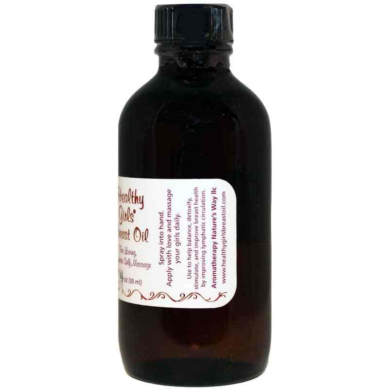 Healthy Girls Breast Oil, 4 Oz, by Aromatherapy Naturesway, image #3