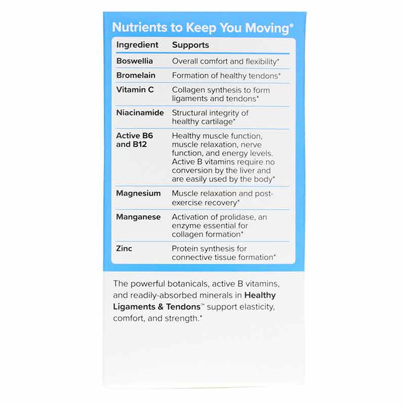 Healthy Ligaments & Tendons, by Terry Naturally, image #4