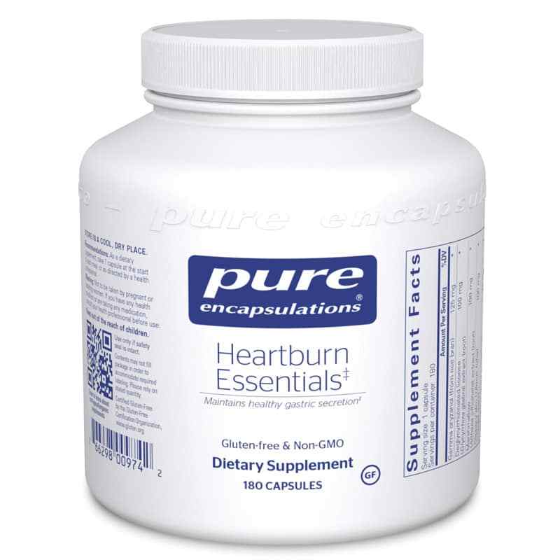 Heartburn Essentials, 180 Capsules, by Pure Encapsulations
