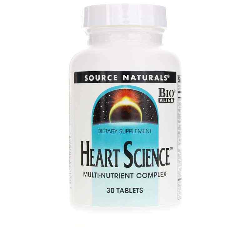 HeartScience, 30 Tablets, by Source Naturals
