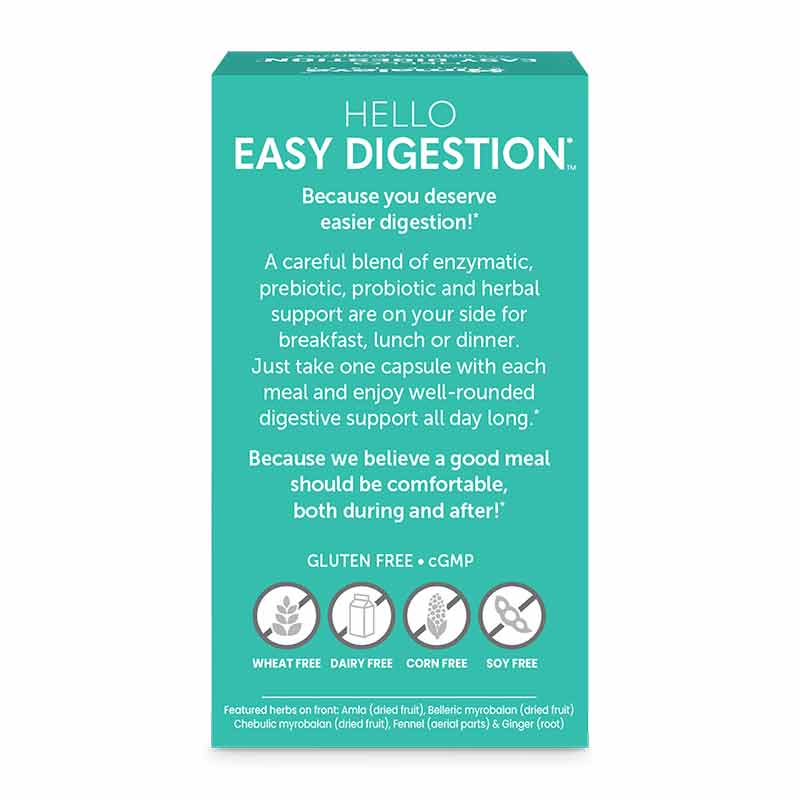 Hello Easy Digestion, 30 Vegetarian Capsules, by Himalaya, image #3
