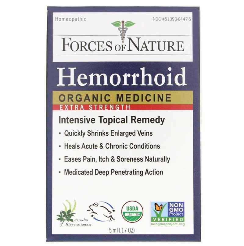 Hemorrhoid Control Extra Strength, .17 Oz, by Forces Of Nature