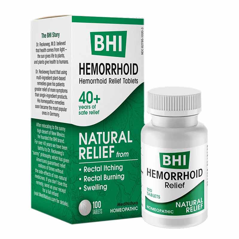 Hemorrhoid Relief Tablets, by BHI
