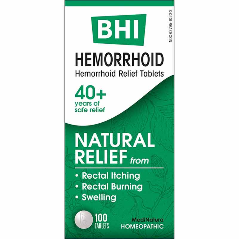 Hemorrhoid Relief Tablets, by BHI, image #2