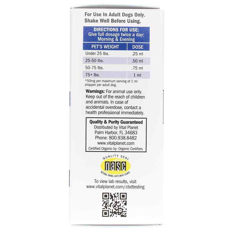 HEMP Dog Organic CBD Drops 50 Mg, by Vital Planet, image #2