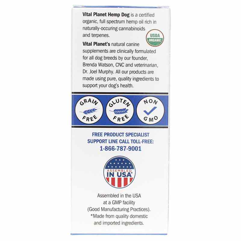 HEMP Dog Organic CBD Drops 50 Mg, by Vital Planet, image #3