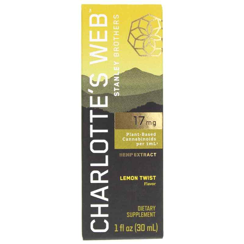 Hemp Extract 17 Mg, Lemon Twist, 1 Oz, by Charlottes Web