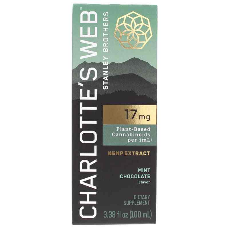 Hemp Extract 17 Mg, Mint Chocolate, 3.38 Oz, by Charlottes Web