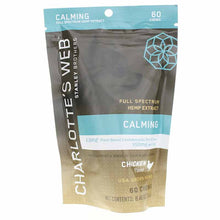 Hemp Extract Calming Chews for Adult Dogs Chicken Flavor, 60 Chews, by Charlottes Web