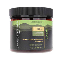 Hemp Extract-Infused Gummies Calm Lemon Lime Flavor, by Charlottes Web