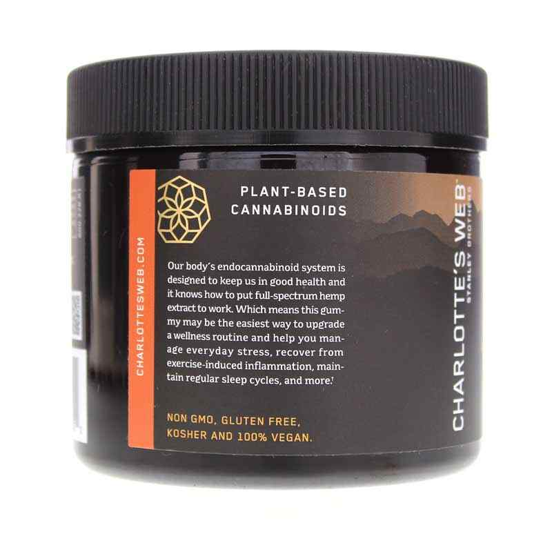 Hemp Extract Infused Gummies Daily Wellness 25 Mg, 60 Gummies, by Charlottes Web, image #3